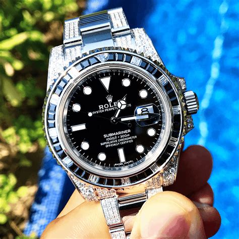 rolex submariner magnification|rolex submariner with diamond bezel.